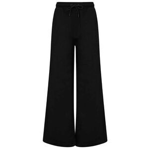 SF Womens/Ladies Sustainable Wide Leg Sweatpants / Black